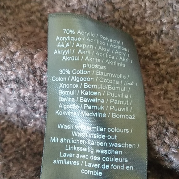 Ichi Ihodansa CA3 Sweater Cardigan Brown S - Picture 13 of 13